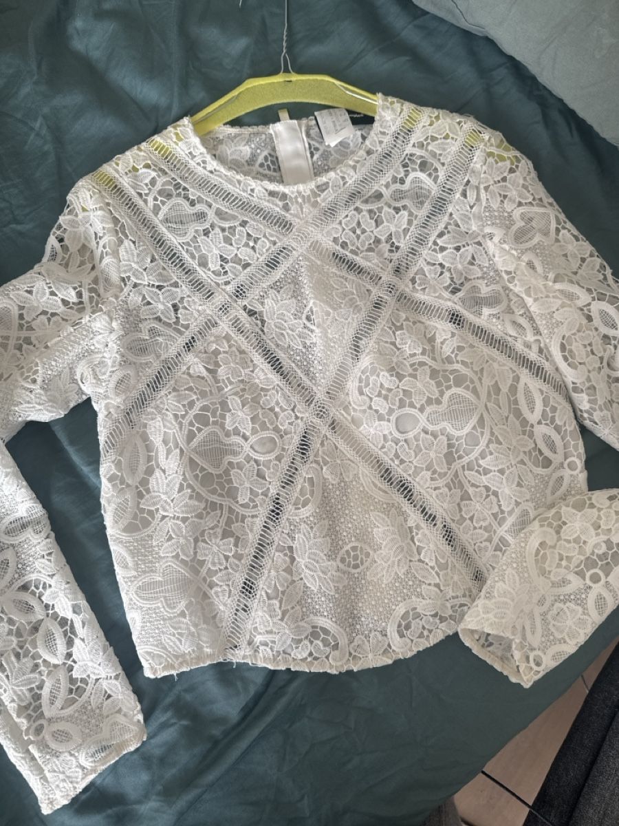 Kooples Top: Gorgeous White Top The Kooples – Usato da Zürich venduto da maricampos