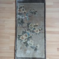 Tapis avec motif floral et oiseau 🐦🌺 100×45 cm