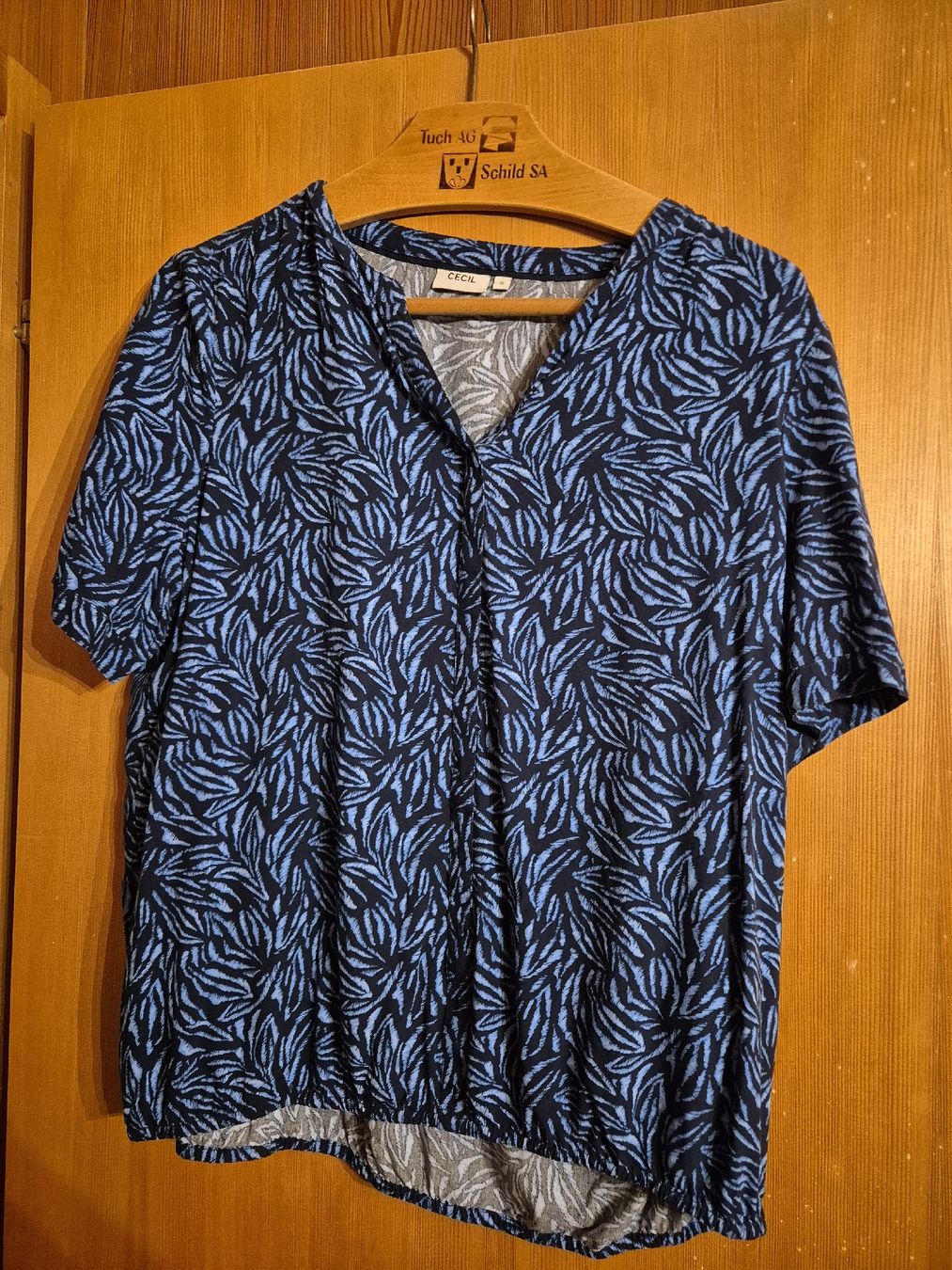 Cecil Blusen: CECIL Damen Bluse, blau gemustert, Grösse XL – Neu (gemäss Beschreibung) aus Mürren von daniela_sch_96