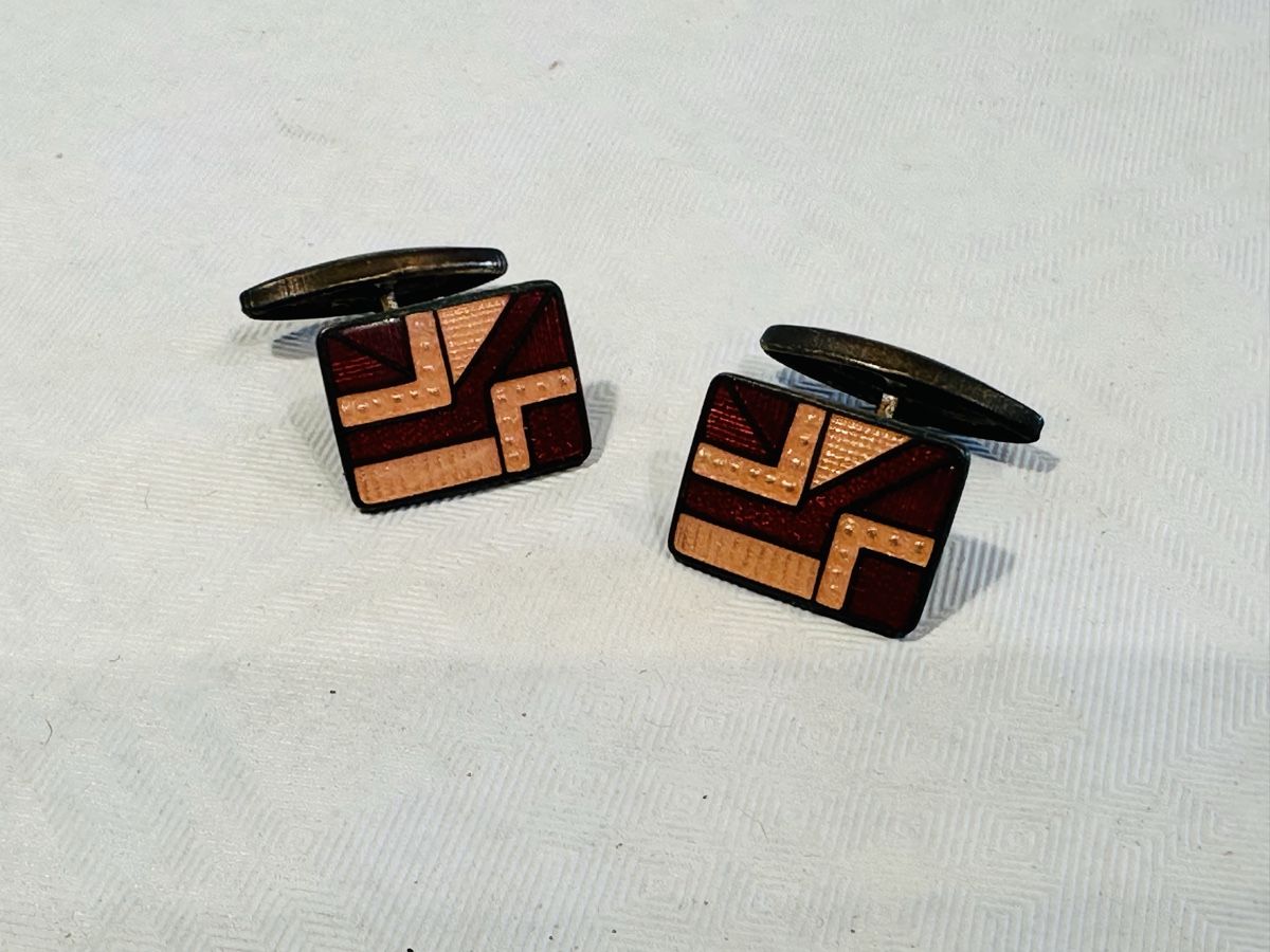 Gemelli: Vintage Manschettenknöpfe Art Deco – Usato da Basel venduto da clearpixel 1