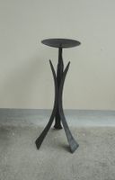 Vintage Grosser Kerzenständer aus Schmiedeeisen Höhe 61cm