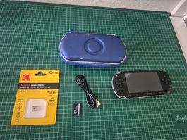 Sony PSP Konsole mit Tasche und 64GB Speicherkarte gebraucht