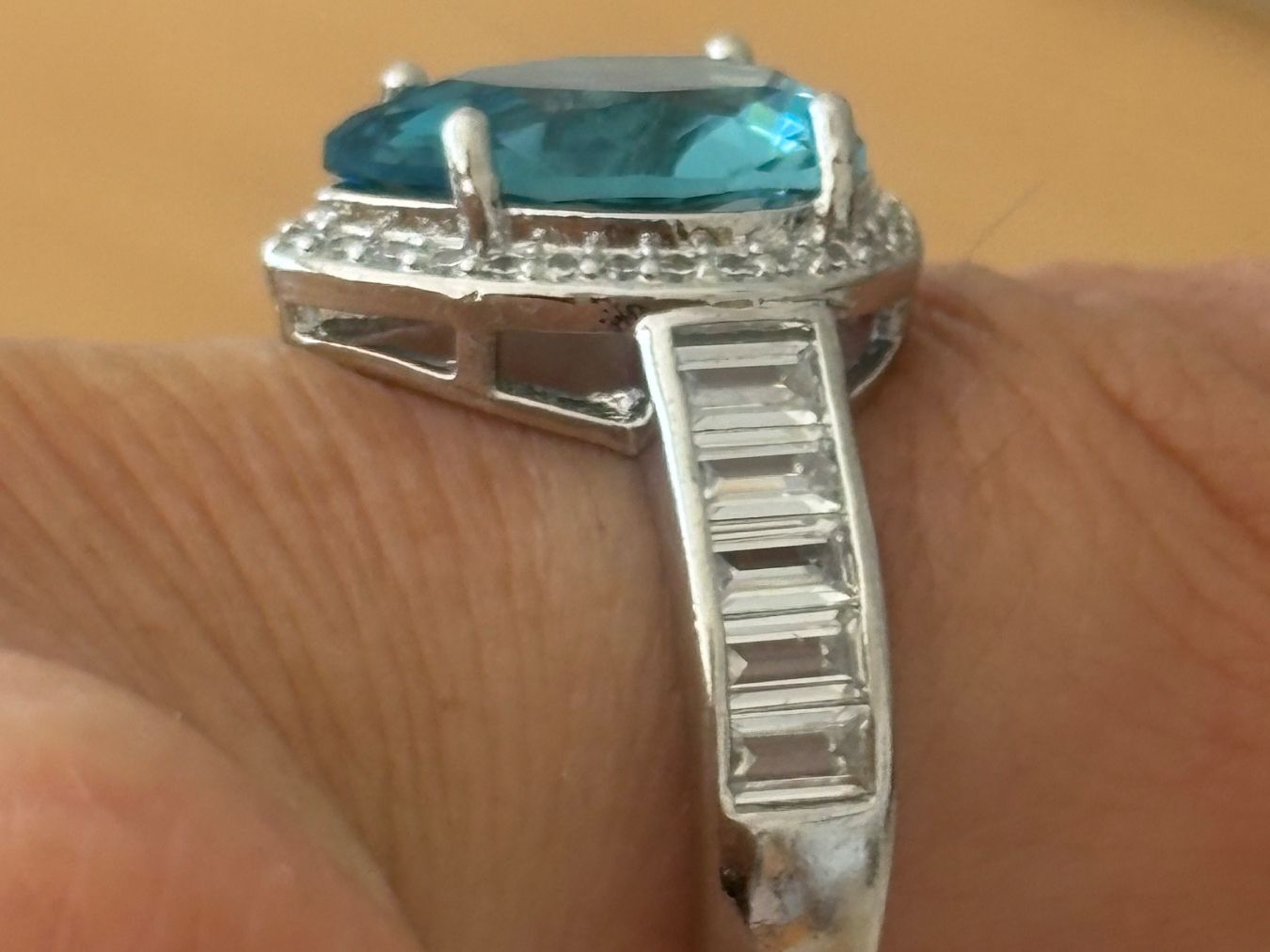 Ringe: Luxus Elegante Gr.19/9 Ring Farbe: Silber /Blau – Neu (gemäss Beschreibung) aus Biel-Bienne von Roserosse13 2