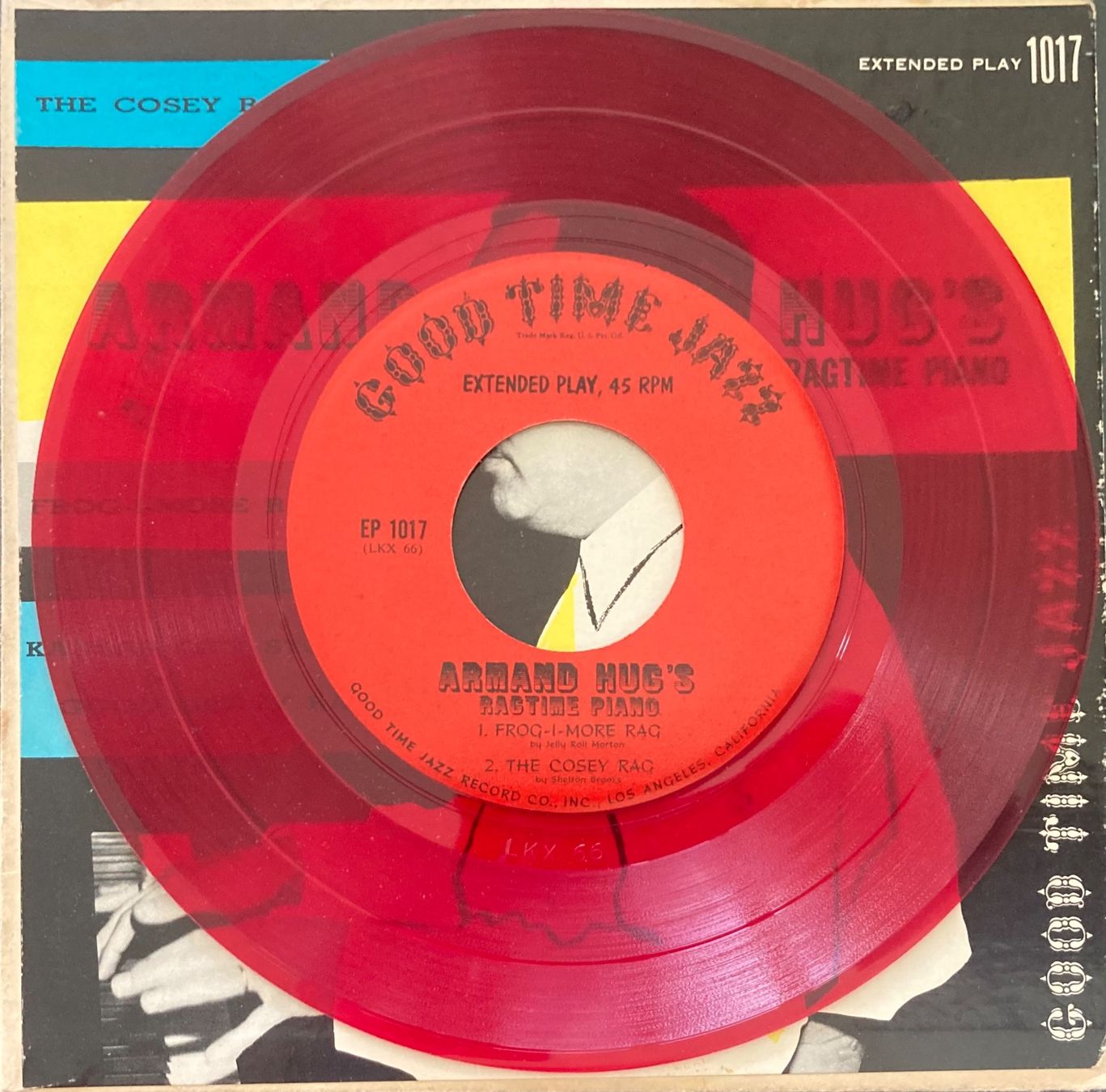 Schallplatten: ARMAND HUG - ARMAN HUG'S RAGTIME PIANO – Gebraucht aus Poliez-Pittet von Newtown-Records
