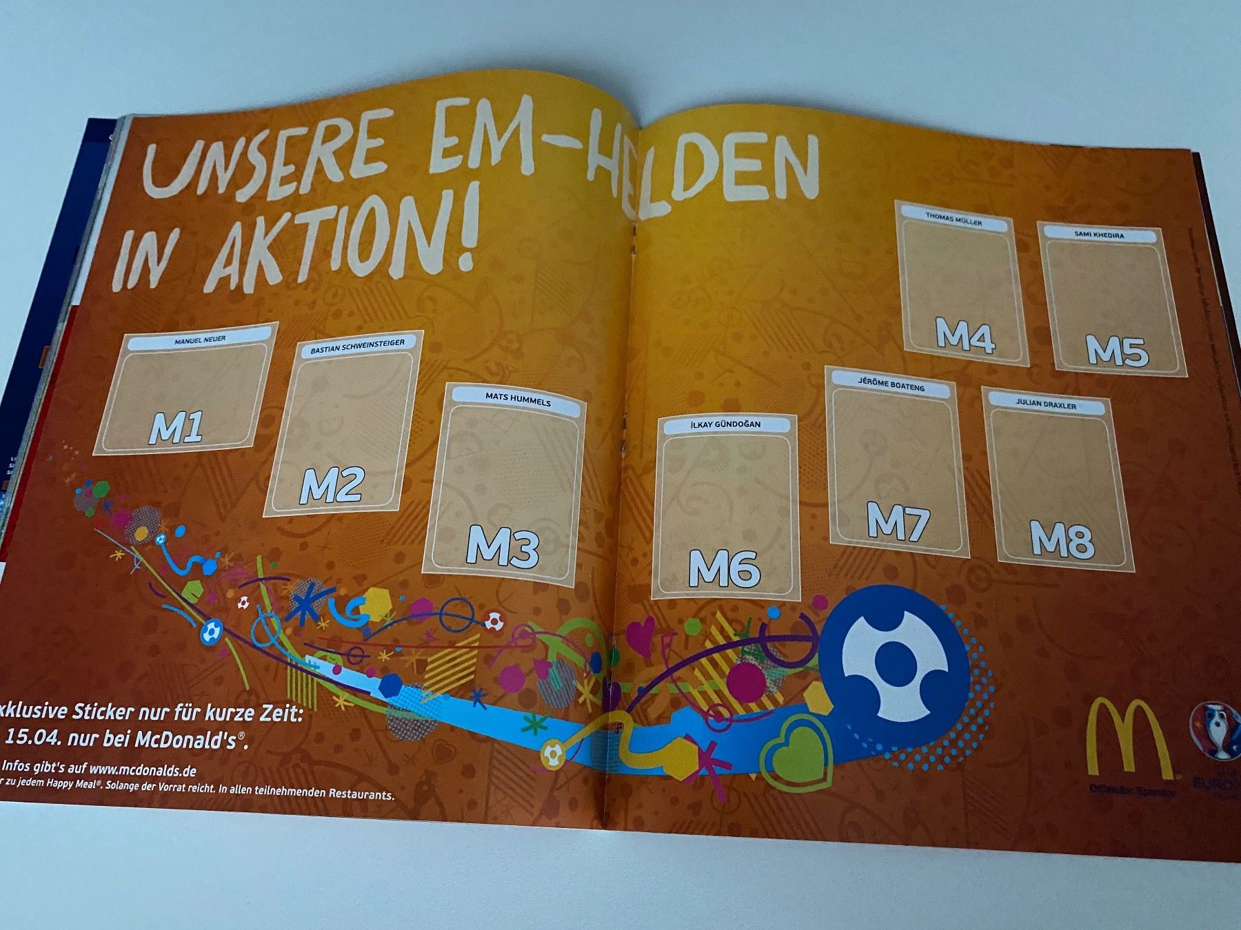 Panini Alben: Panini Leeralbum EM 2016 Version Deutschland – Gebraucht aus Hergiswil LU von FcMalkov 6