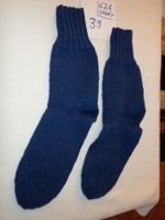 Handgestrickte Wollsocken 6fädig  Gr.39  ( 626 )