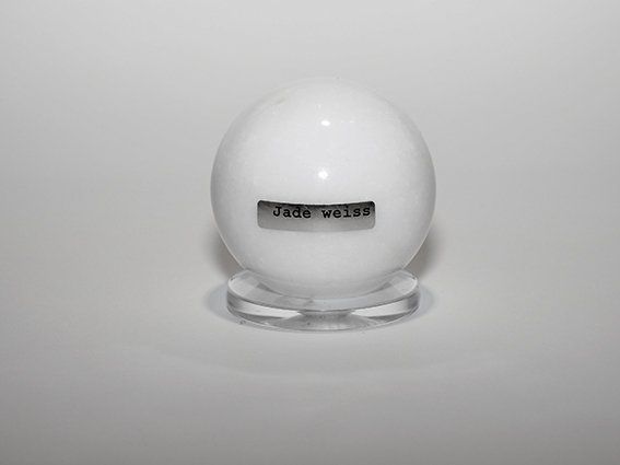 Pietre preziose: Jade weiss, Kugel Ø 49 mm – Usato da Bettlach venduto da urs_mcq7