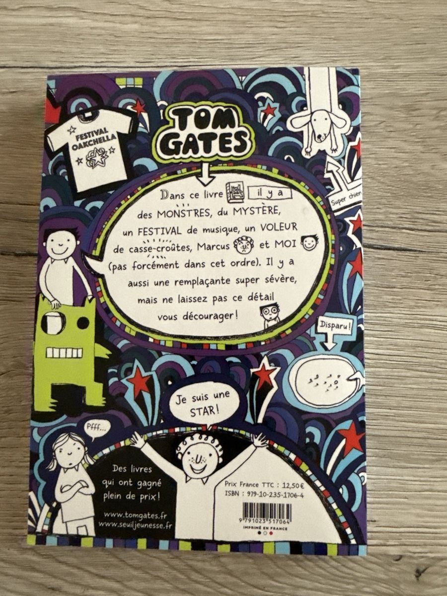 Libri: TOM GATES - Quel monstre ? – Nuovo e nell'imballaggio originale da Genève venduto da DoualS 1