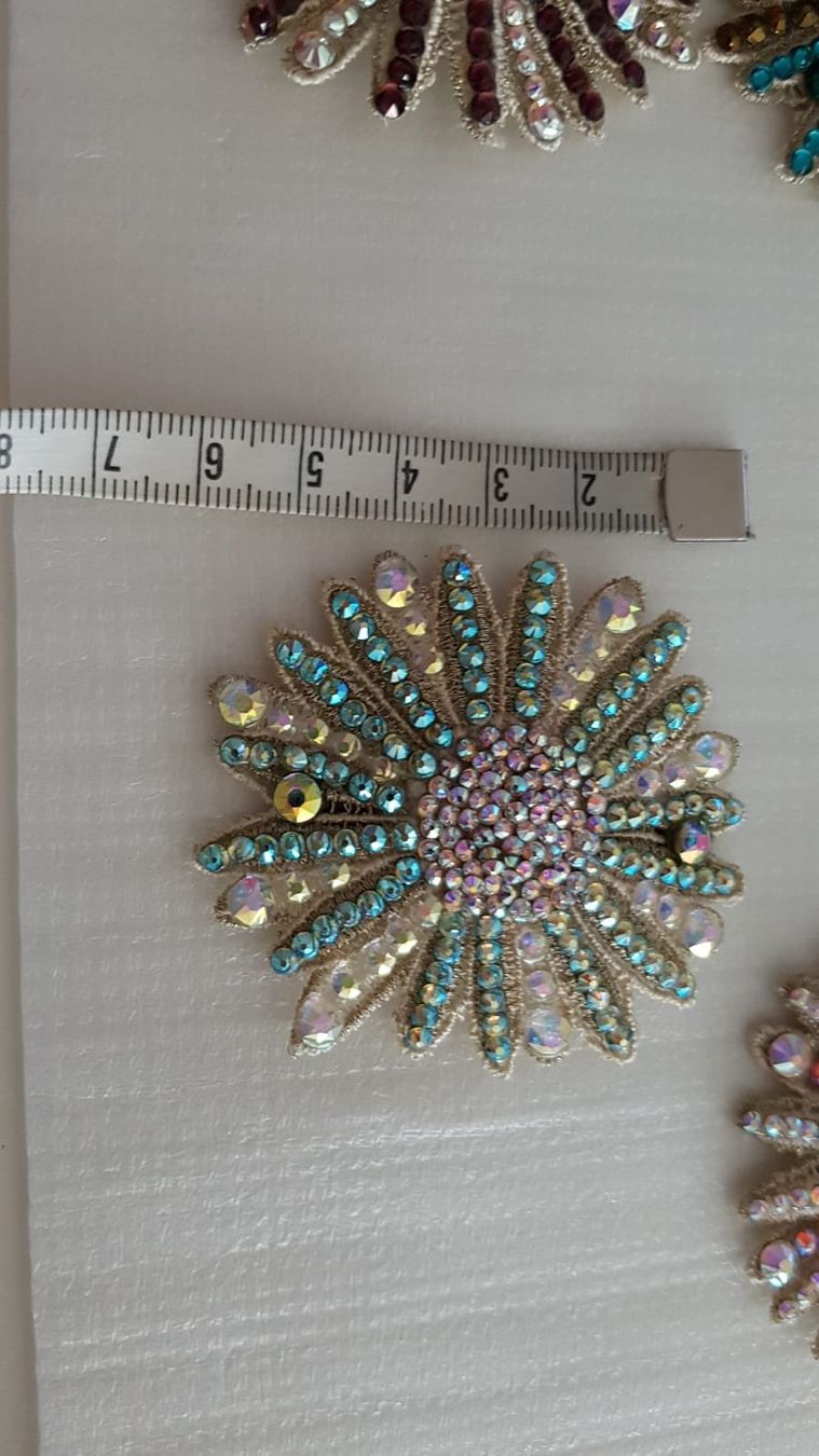Haarschmuck: Haarspangen Blumen mit Swarovski  Steinen. – Neu (gemäss Beschreibung) aus Zürich von 280_yc86 4
