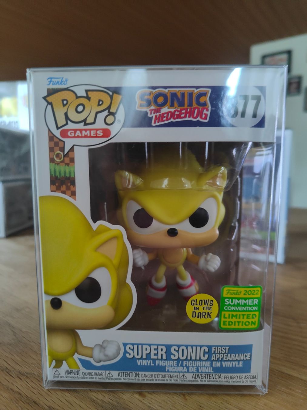 Funko Figurines: Funko Pop! Super Sonic first Appearance GitD 2022 Convention – D'occasion à Benken SG par beasty91