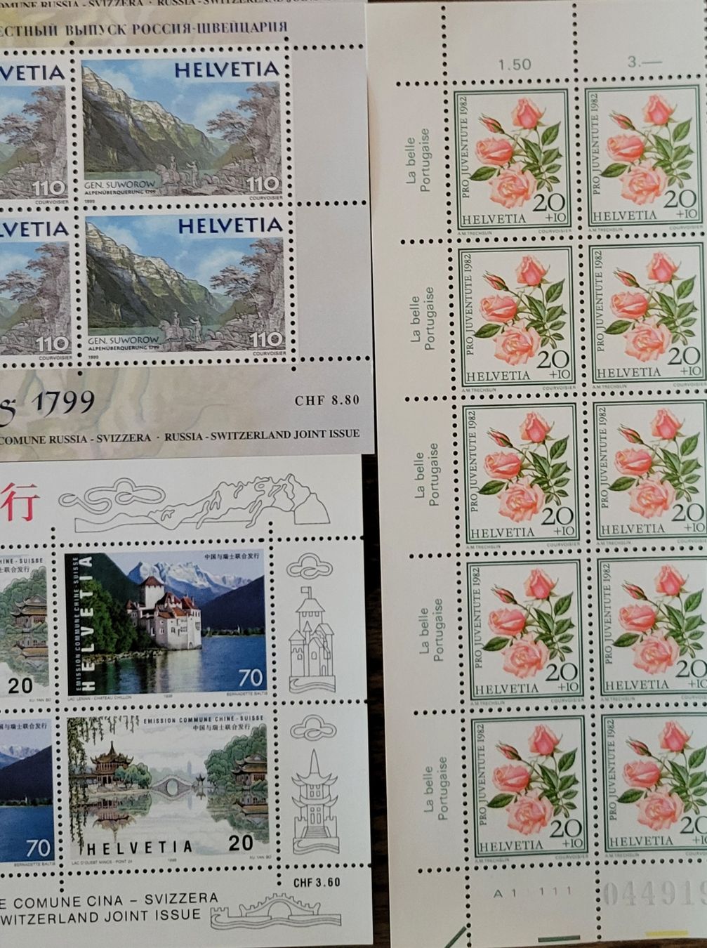 Tutti i francobolli: Frankaturware postfrisch Nennwet.          Fr. 50.-- – Nuovo e nell'imballaggio originale da Thun venduto da harry999 4