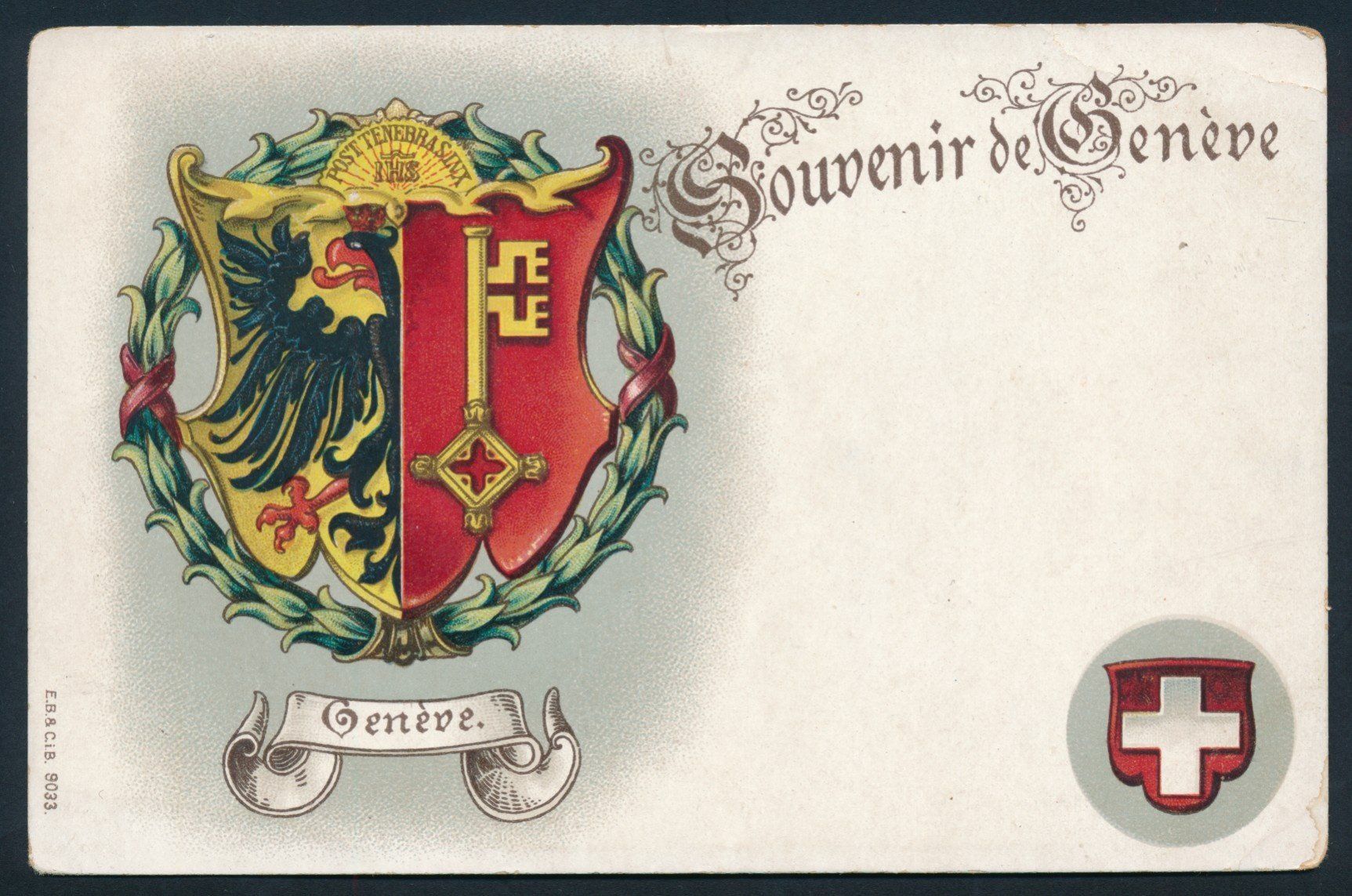 Ansichtskarten: Litho: Souvenir de Genève – Gebraucht aus Bonau von Profila3