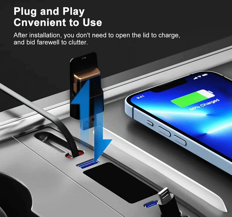 Docking station: USB Docking-Station Tesla Model 3/Y Facelift 2021/2024 – Nuovo e nell'imballaggio originale da Dietikon venduto da e-car-shop.schweiz 4