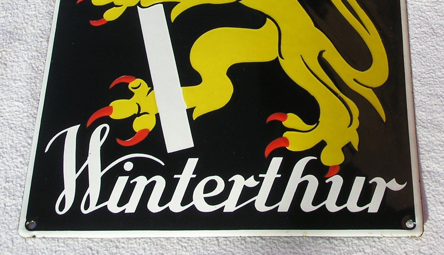 Insegne: EMAILSCHILD STRÄULI SEIFEN WINTERTHUR – Usato da Grenchen venduto da Antique-hunter 2