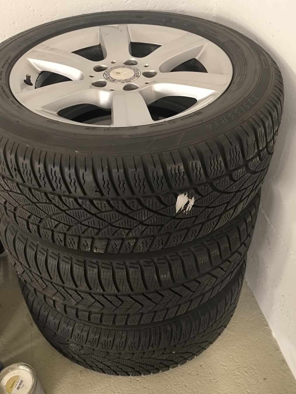 Pneus & Kompletträder: Mercedes Orginal Räder Winter – Gebraucht aus Zürich von Seli0877 1