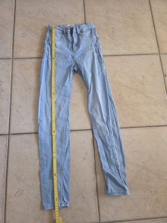 Tally Weijl Jeans blau High Waist Skinny Grösse 34
