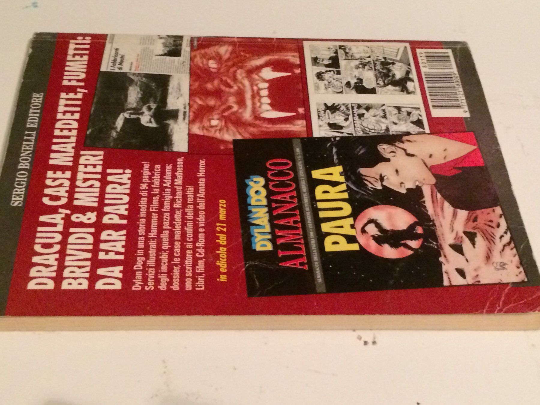 BD: DYLAN DOG  # 139 HOOK L'IMPLACABILE Sergio Bonelli‪ 1998 – D'occasion à Vezia par Aquarius_Age 3