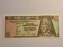 GUATEMALA - 1/2 Quetzal 1989 UNC (A9872074A)
