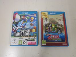 NINTENDO WII Super Mario Bros U Zelda the Windwaker Jeux