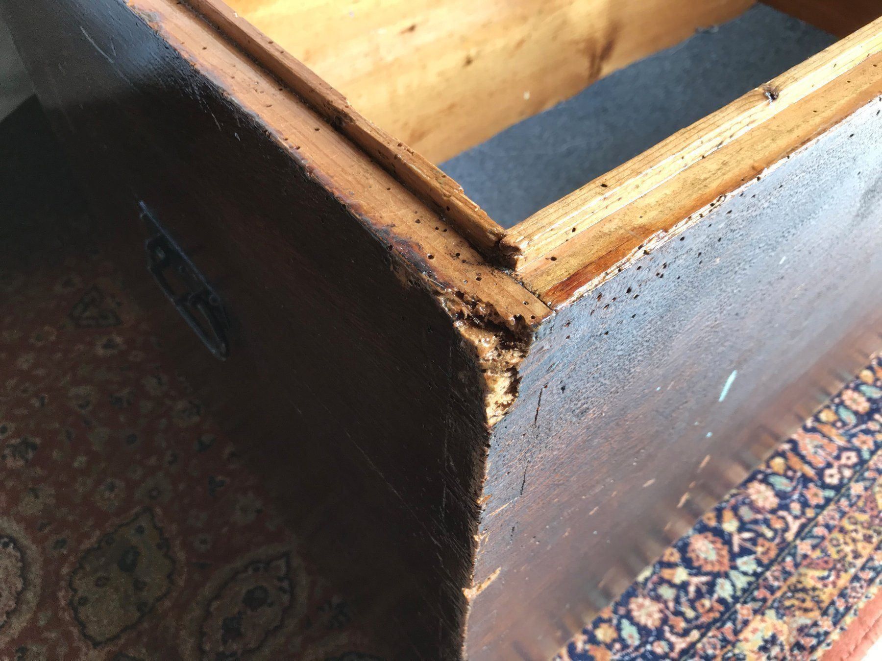 Cassapanche: Grande malle en bois – Usato da Ste-Croix venduto da BuffetSC 3