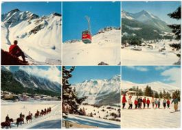 Lenzerheide - 6 Bild AK