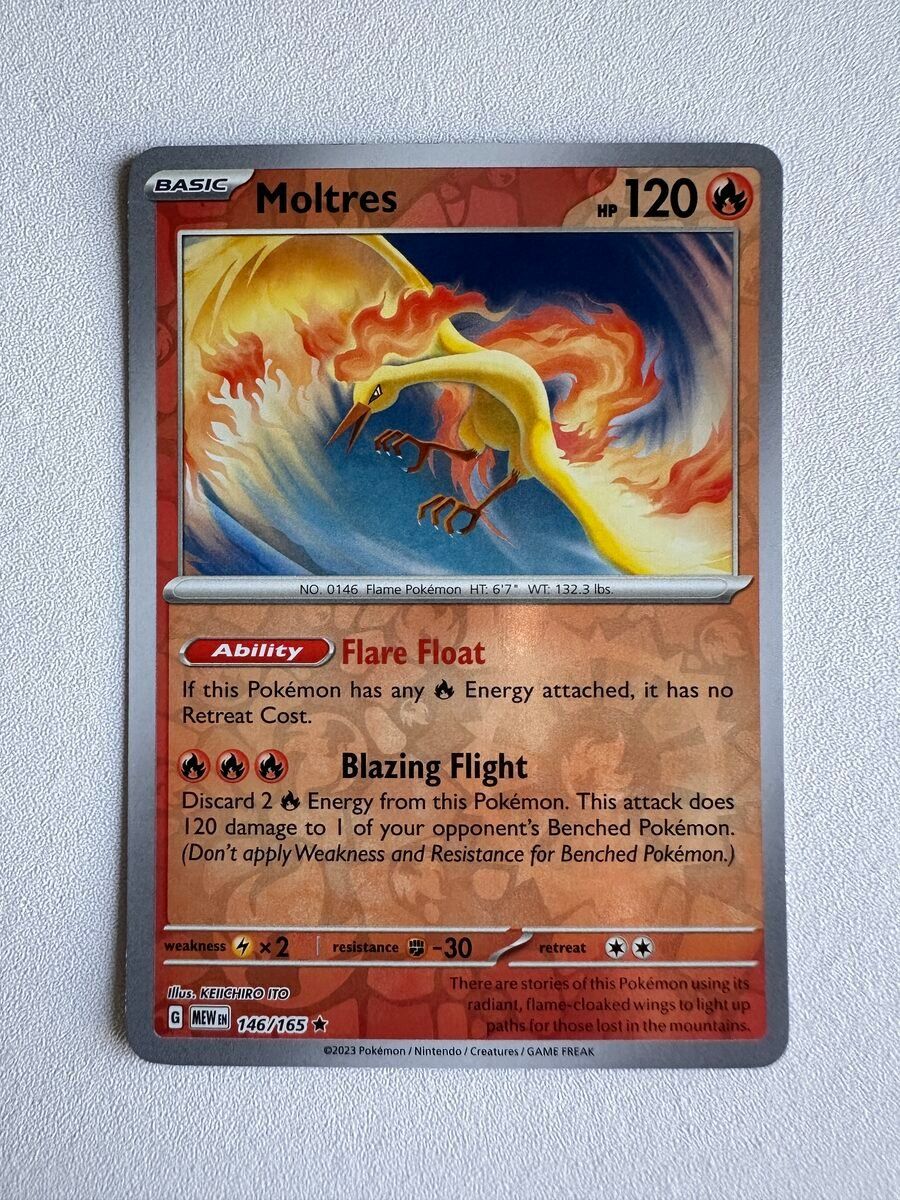 Pokémon Carte collezionabili: Moltres MEW EN 146/165 – Nuovo (secondo la descrizione) da Zürich venduto da 05t_bwx2