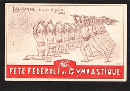 Lausanne-Fête Fédérale de Gymnastique 1909