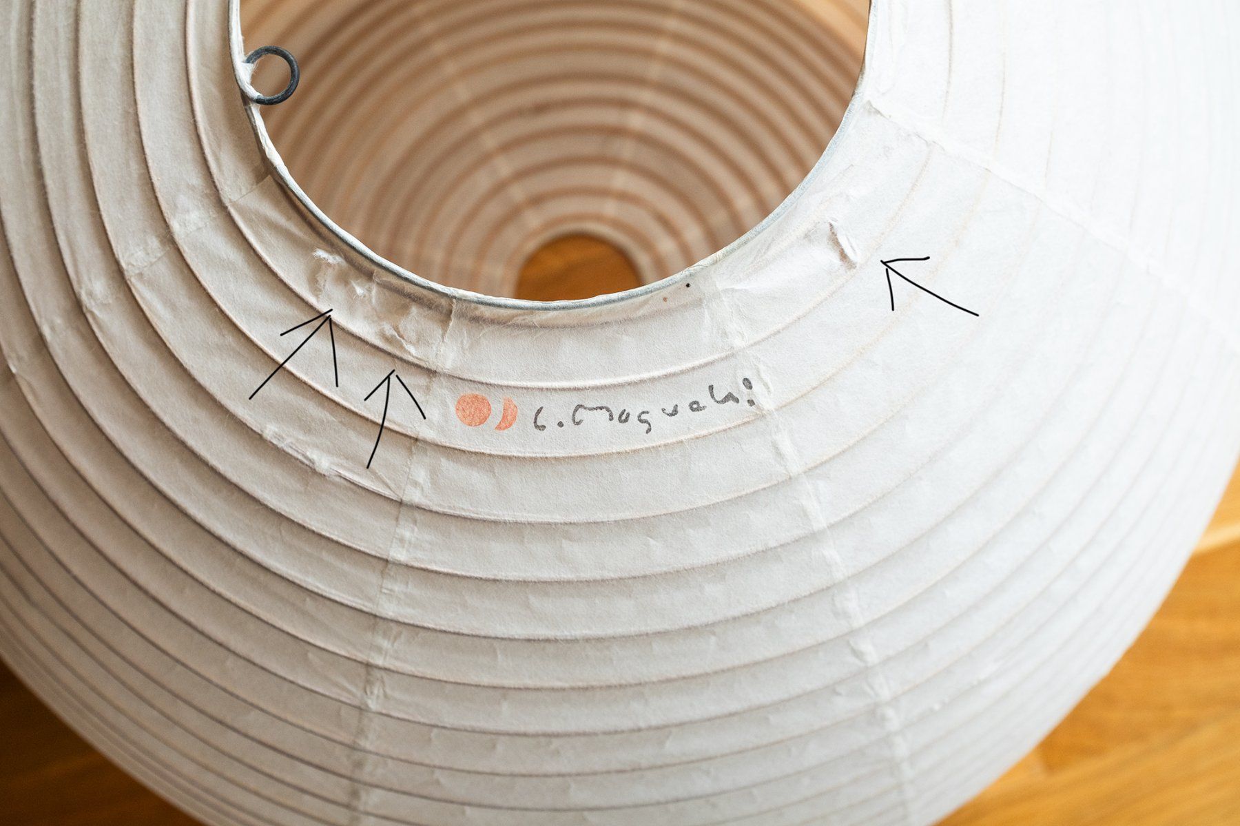 Vitra Lampade: Akari 45A Isama Noguchi-Leuchte Vitra – Usato da Zürich venduto da Torros 1
