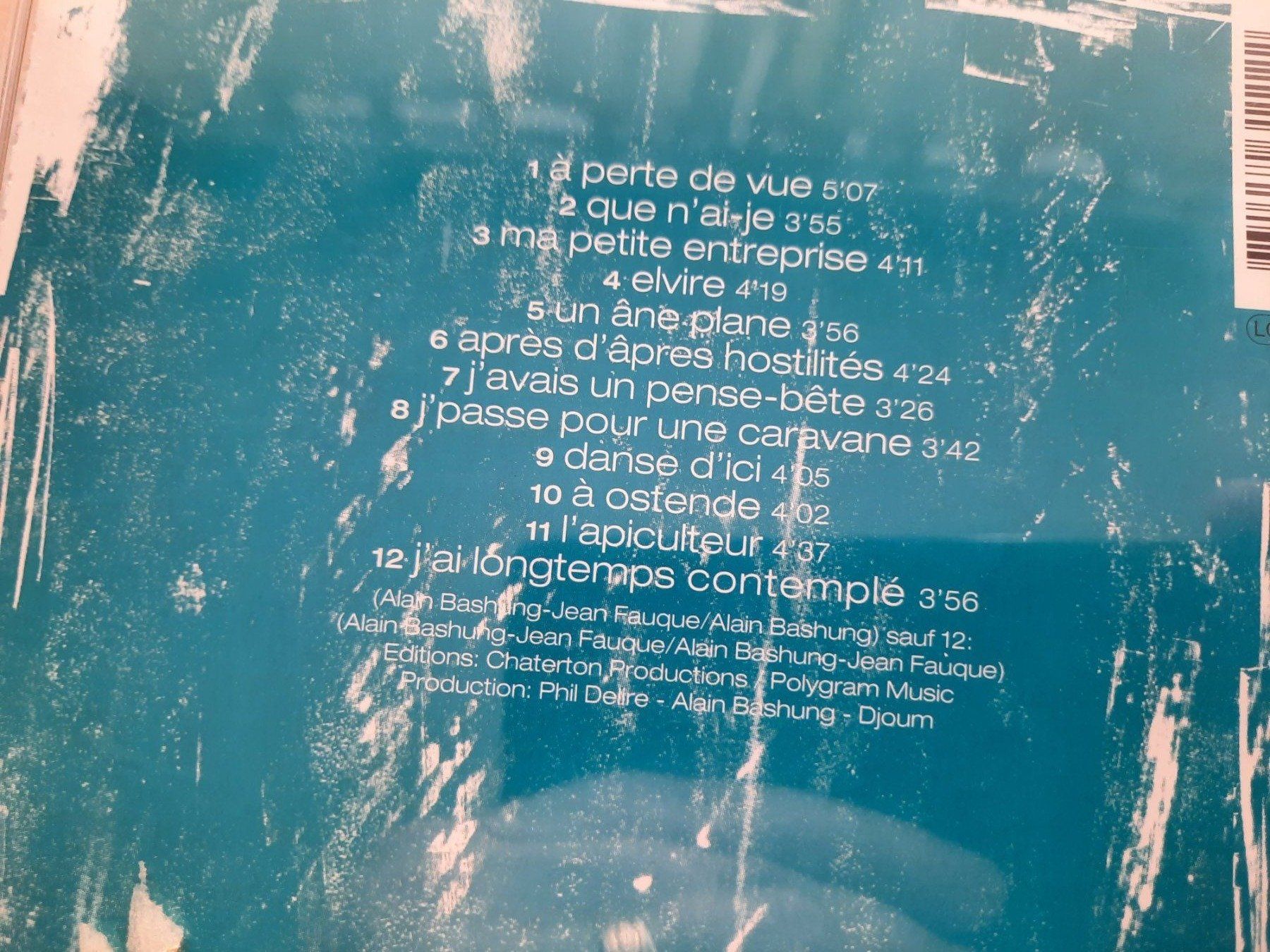 CDs: Cd Bashung - Chatterton – D'occasion à Pully par bro_n52j 2
