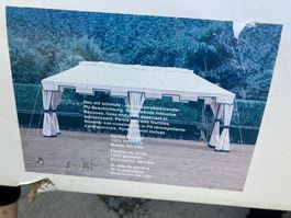Original Migros Gartenpavillon 3 × 6 m (ungebraucht JG 2003)