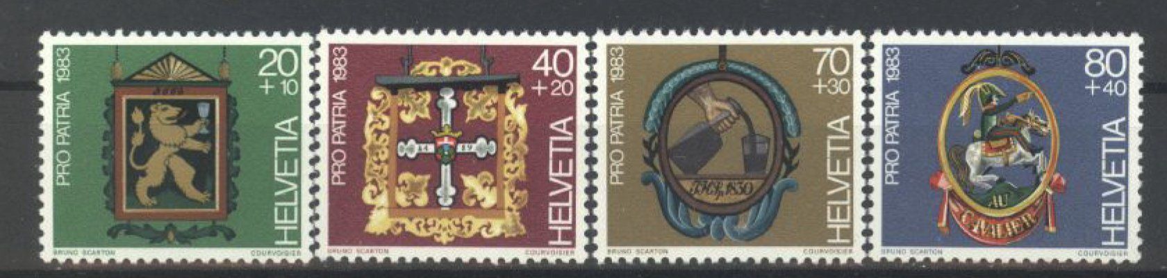 Tutti i francobolli: 1983, Pro Patria ** (2) – Usato da Willisau venduto da Vollstempel