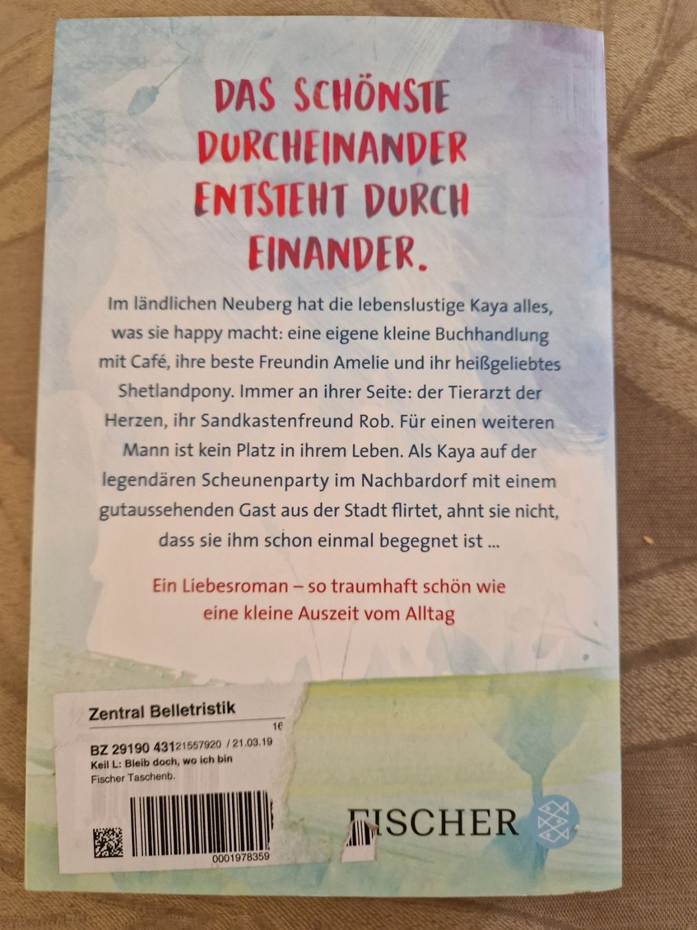 Bücher: Bleib doch, wo ich bin – Gebraucht aus Salgesch von cavio01 1