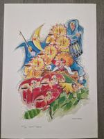Basler Fasnacht - Lithographie von Mirjam Pierig