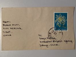 China-Tibet 1961, 8f Chrysanthemum Flowe.