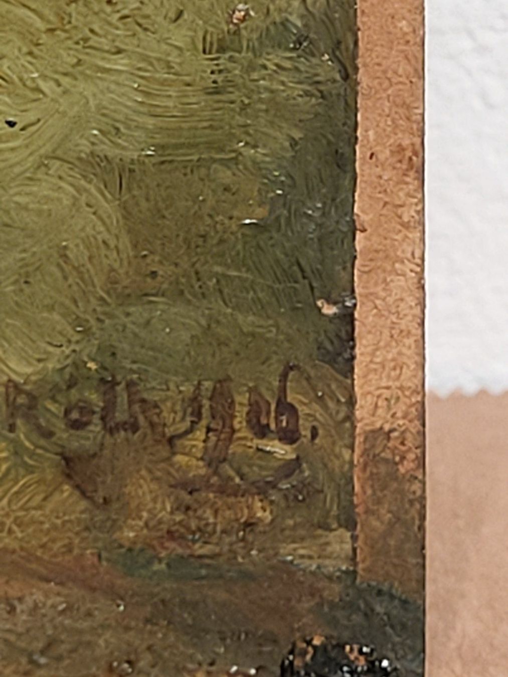 Gemälde: Antikes Landschaft Ölgemälde auf Karton – Gebraucht aus Zürich von boa_5yps 5