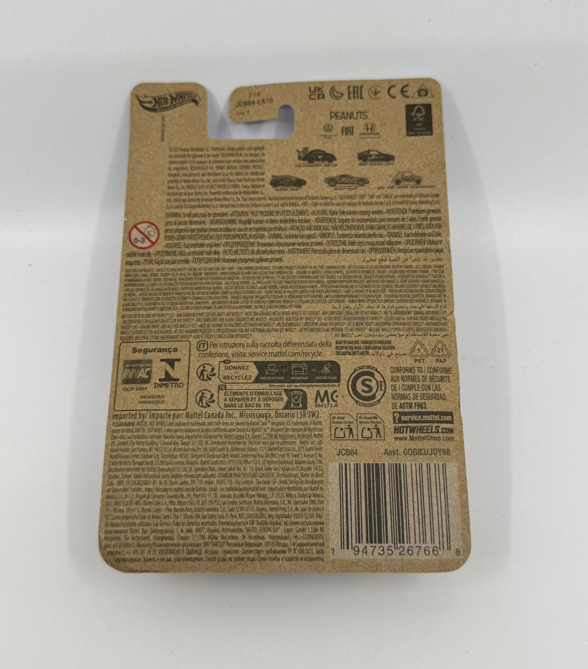 Hot Wheels Modellini d'auto: Hot Wheels Peanuts Super Gnat – Nuovo e nell'imballaggio originale da Herisau venduto da Seyashop1 1