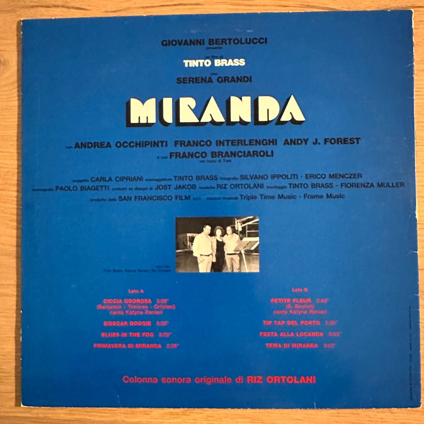Dischi in vinile: Riz Ortolani - Miranda - LP (tinto brass) – Usato da Caslano venduto da campo_santo 1