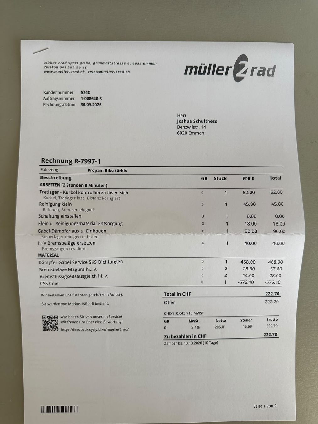 Propain Velos: Propain Tyee CF 29“ – Gebraucht aus Emmenbrücke von user114 9
