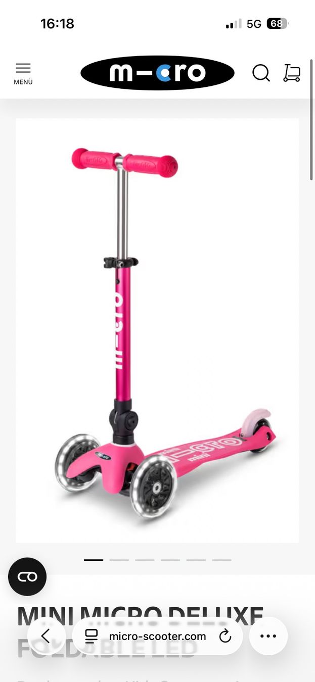 Micro Fahrzeuge für Kinder: Roller Kinder Trottinett – Neu (gemäss Beschreibung) aus Roggwil TG von Flohmarkt_Lupo