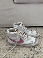 Nike Blazer mid 77 White Leather Sneakers Size 38.5