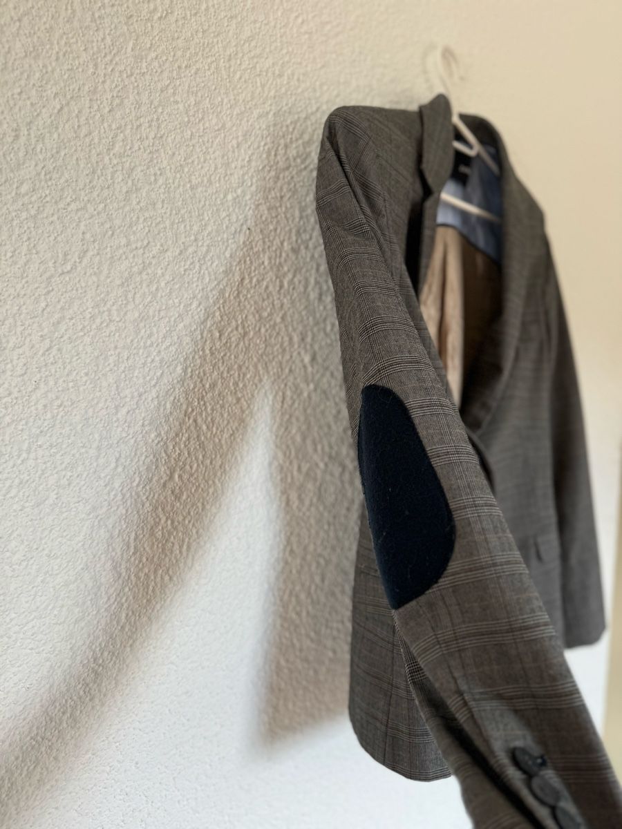 Jacken: Zara Basic Blazer - Women's Gray Plaid Blazer Size Medium – Neu (gemäss Beschreibung) aus Sion von sof_97f5 2