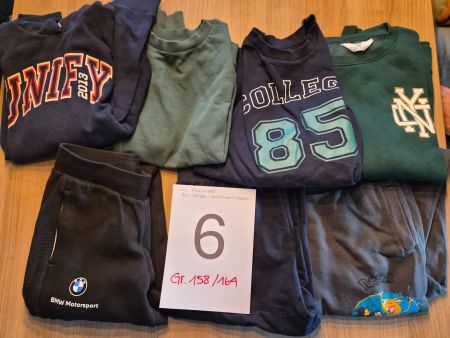 Kinderkleider Paket 6 Gr. "Pullover & Trainerhosen" 158/164