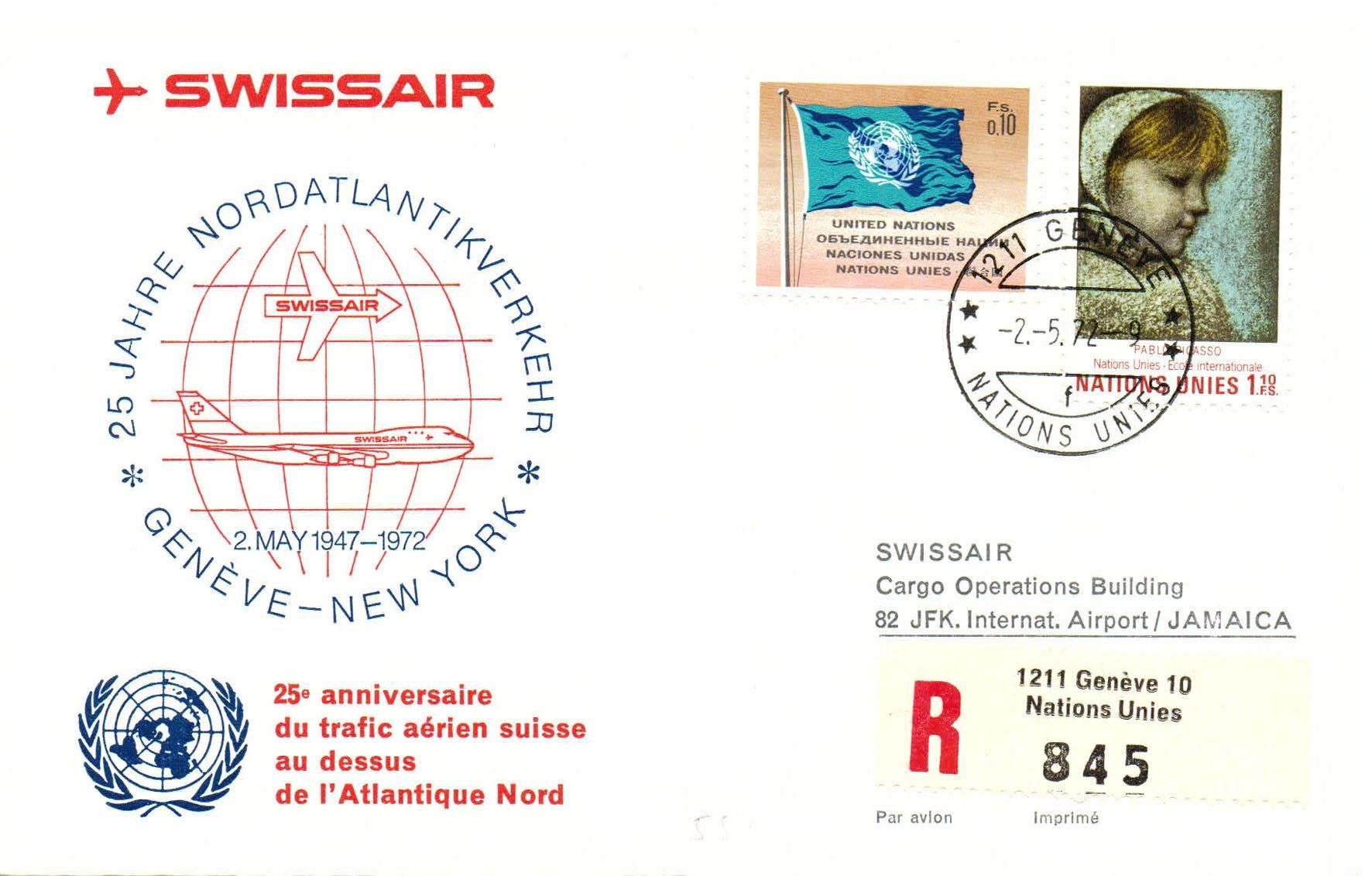 Buste & buste per spedizione: Enveloppes de vol inaugural – Usato da Petit-Lancy venduto da Pimose 4