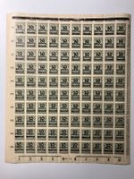 1923, Mi 336 B, Originalbogen m. 100 Marken, **, KP 800.--