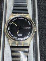 📚 Swatch Gutenberg GK703 – Transparent Vintage Klassiker