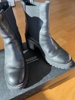Damen Stiefel Kazar schwarz Leder Grösse 38 guter Zustand