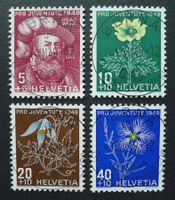 PJ 1949, Serie J129-J132, Ersttag-Vollstempel italienisch