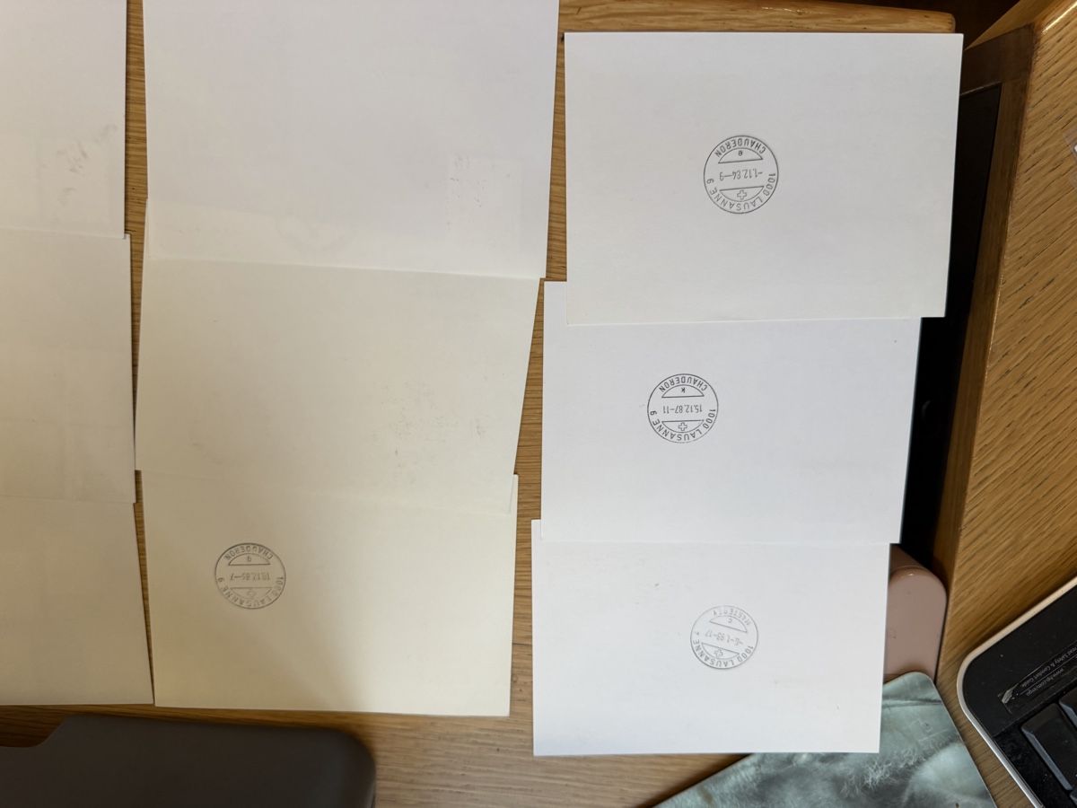 Alle Briefmarken: 27 Karten Tag der Briefmarke  – Neu (gemäss Beschreibung) aus Murgenthal von Tina_4055 5