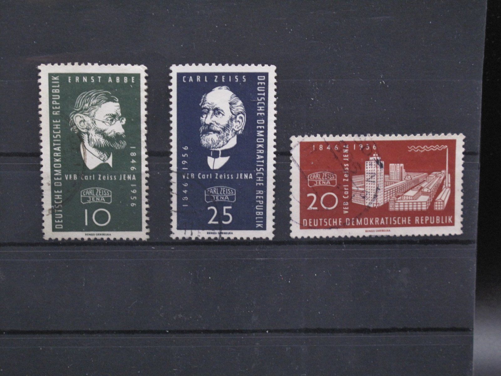 Tutti i francobolli: DDR 1956 Carl Zeiss Werke gest. – Usato da Wil SG venduto da fva01