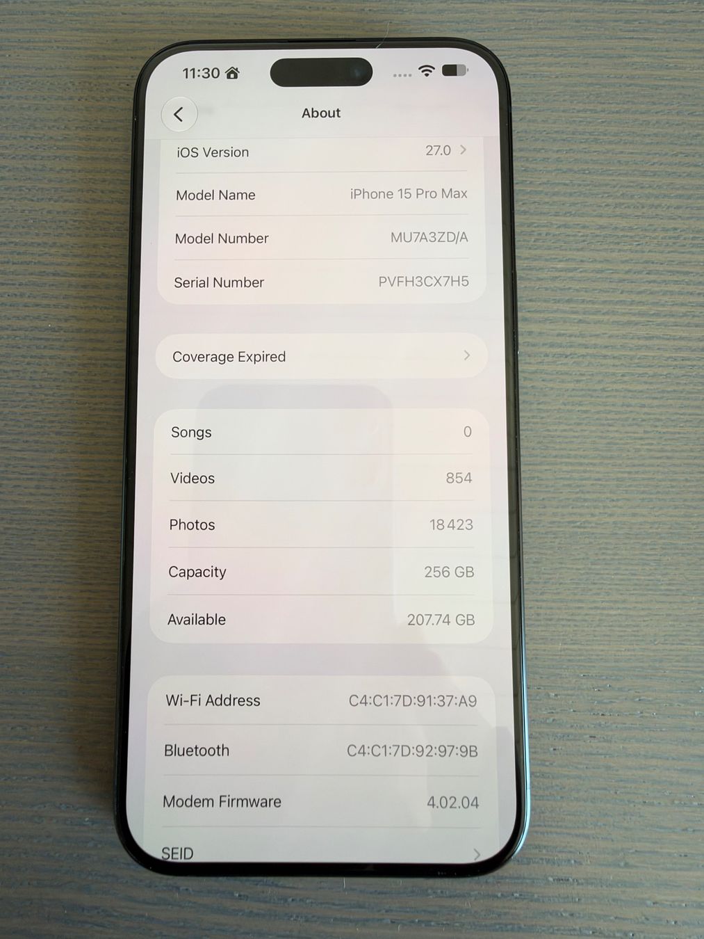 Apple Telefoni cellulari / Smartphones: iPhone 15 Pro Max 256GB, Blau – Usato da Kyburg-Buchegg venduto da Wlan_owner 7